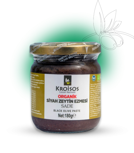 Organik Siyah Zeytin Ezmesi (180gr)